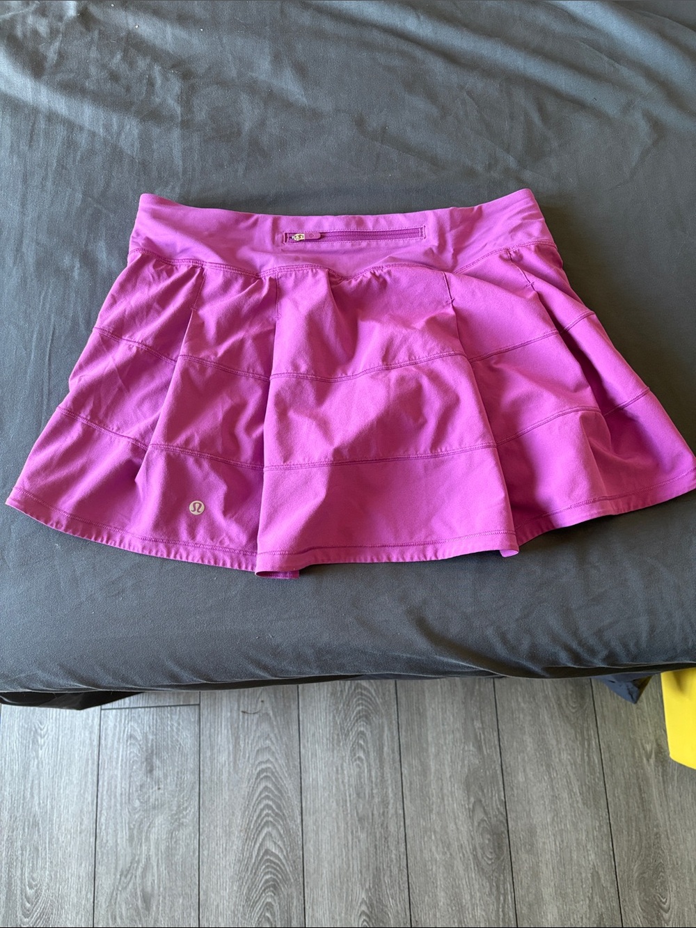 lululemon athletica Bright Pink Pleated Athletic Skirt